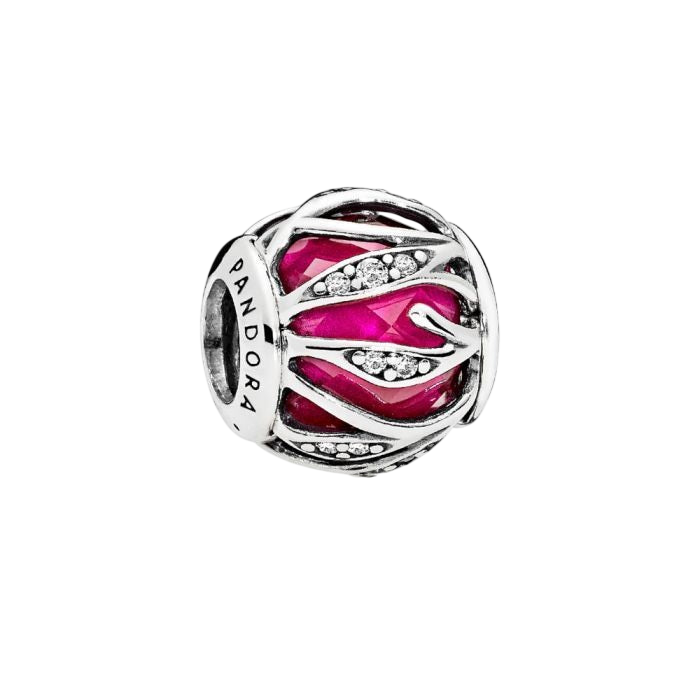 Pandora Nature's Radiance Charm, Ruby (SKU: 791969SRU)
