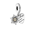 Pandora Snowflake Heart Charm (SKU: 792012CZ)