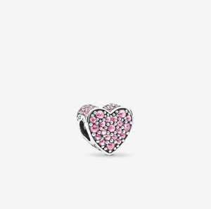 Pandora Dazzling Heart Charm (SKU: 792069PCZ)