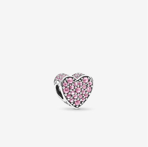 Pandora Dazzling Heart Charm (SKU: 792069PCZ)