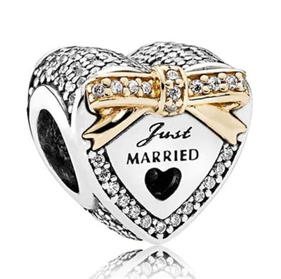 Pandora Wedding Heart Charm (SKU: 792083CZ)