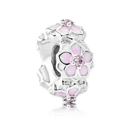 Pandora Magnolia Bloom Spacer Charm (SKU: 792088PCZ)