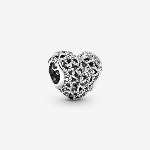 Pandora Blooming Hearts Charm (SKU: 796264CZ)