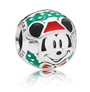 Pandora Santa Mickey Charm (SKU: 797502ENMX)