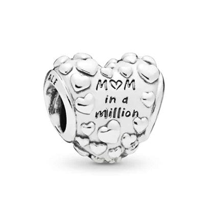 Pandora Mom in a Million Charm (SKU: 797781CZR)