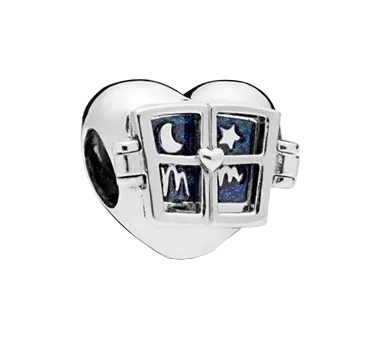 Pandora Window Heart Charm (SKU: 798006EN63)