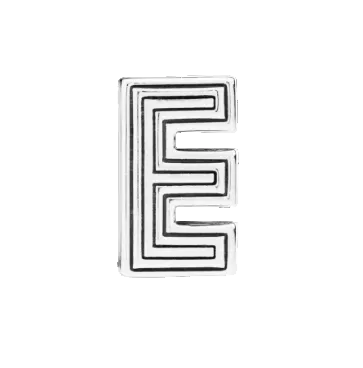 Pandora Reflexions Letter E Charm (SKU: 798201)