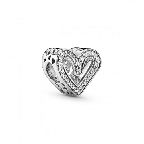Pandora Sparkling Freehand Heart (SKU: 798692C01)