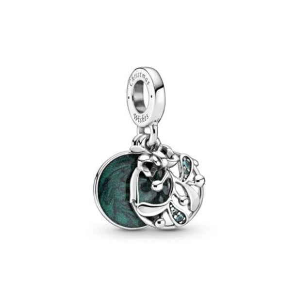 Pandora Christmas Mistletoe Charm (SKU: 799229C01)