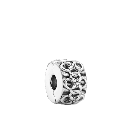 Pandora Flower Pattern Clip Sterling Silver (SKU: 799316C00)