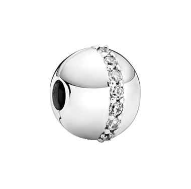 Pandora Sparkling Lines Clip (SKU: 799403C01)