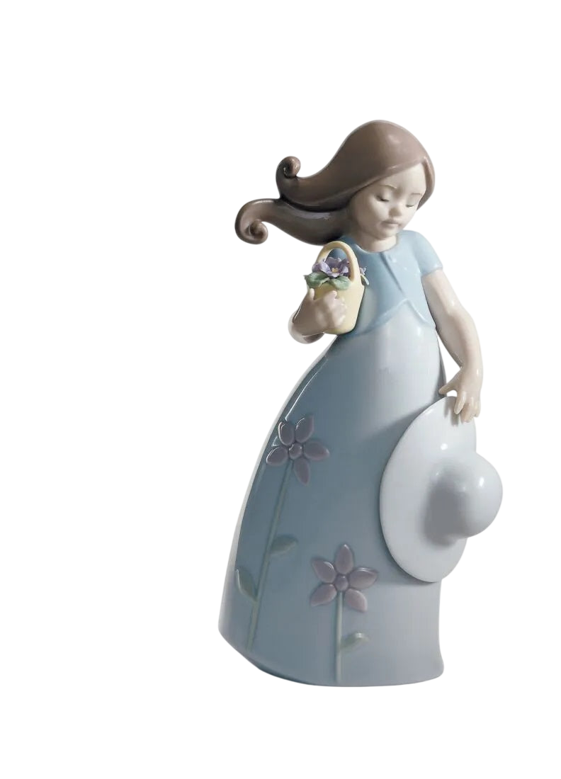 Lladró Little Violet Girl Figurine (SKU: 01008043)