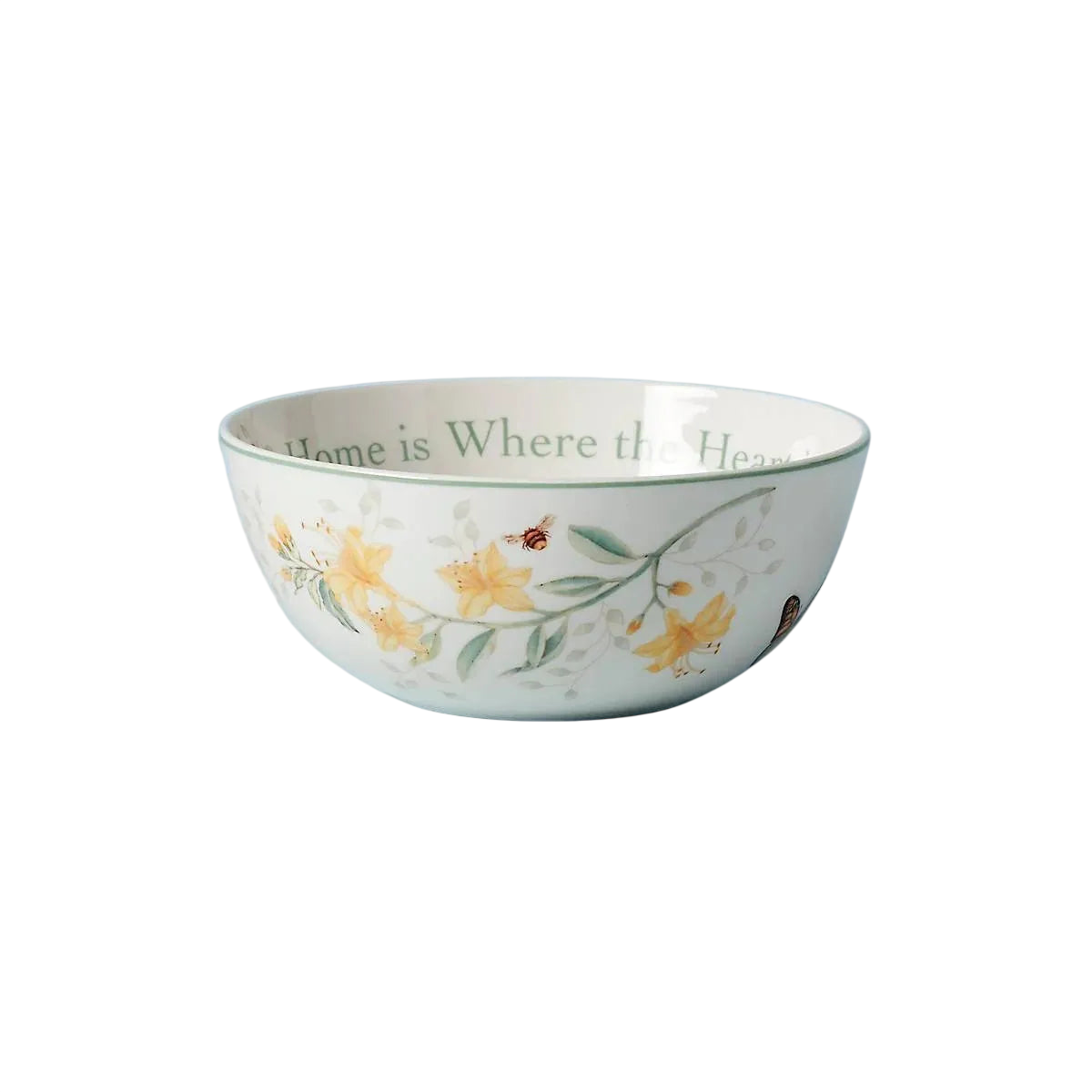 Lenox Butterfly Meadow "Home Is Where The Heart Is" Bowl (SKU: 806740)