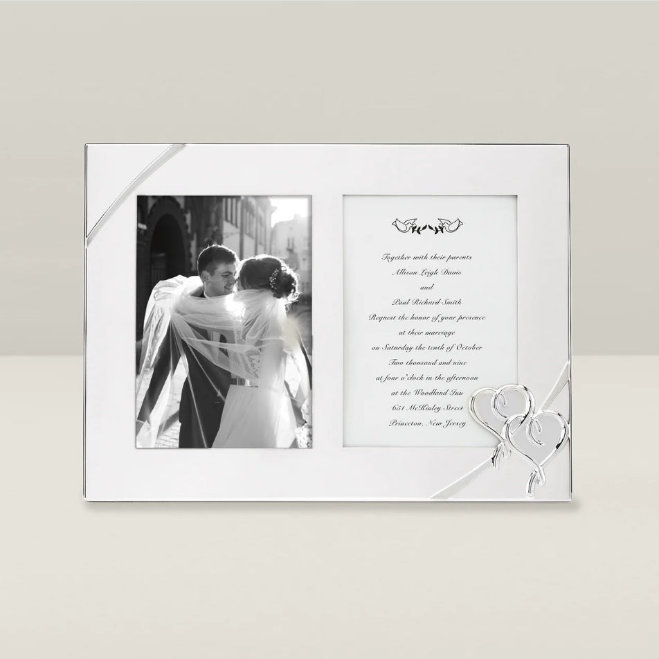 Lenox True Love Double Invitations Frame (SKU: 812614)
