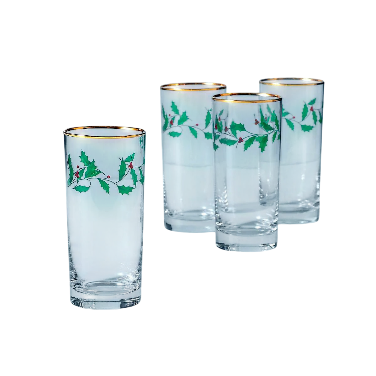 Lenox 4-Piece Highball Holiday Glass Set (SKU: 849605)