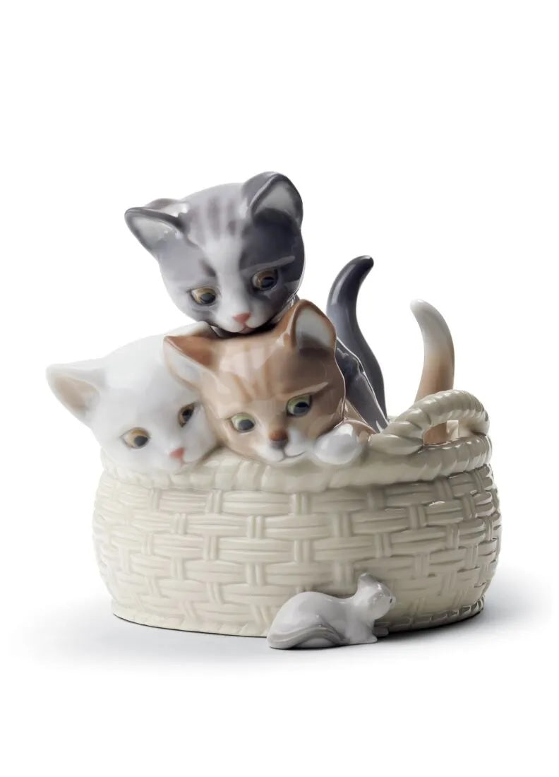 Lladró Curious Kittens Figurine - Thumbnail 2