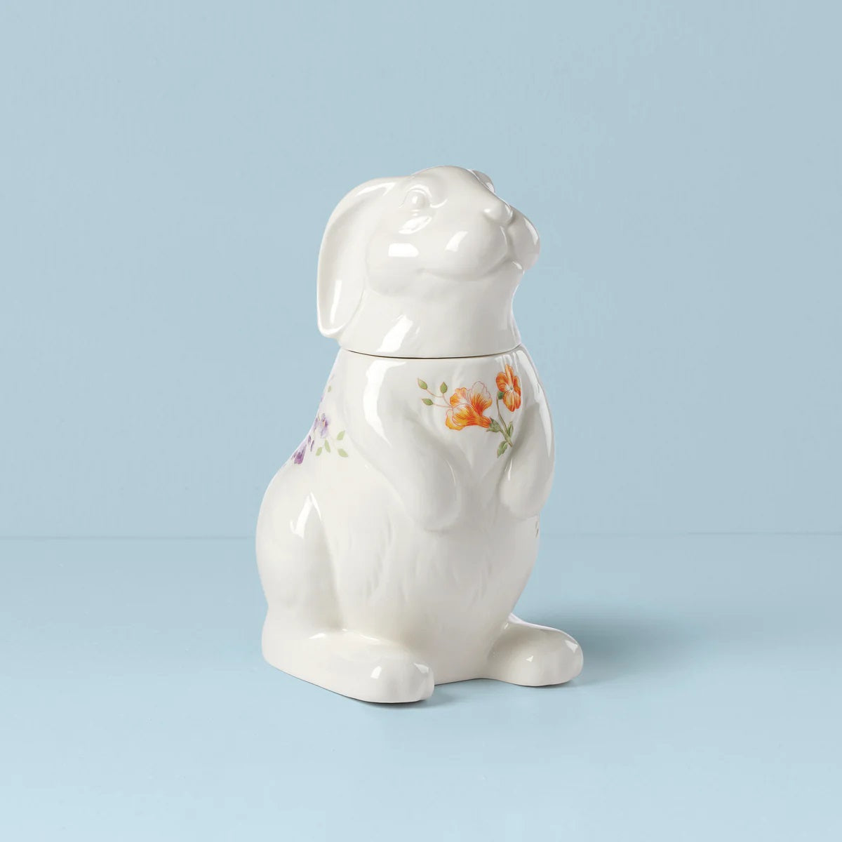 Lenox Butterfly Meadow Bunny Cookie Jar - Thumbnail 4