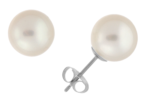 8.5-9.0mm Akoya Pearl Stud Earrings (SKU: 60537)