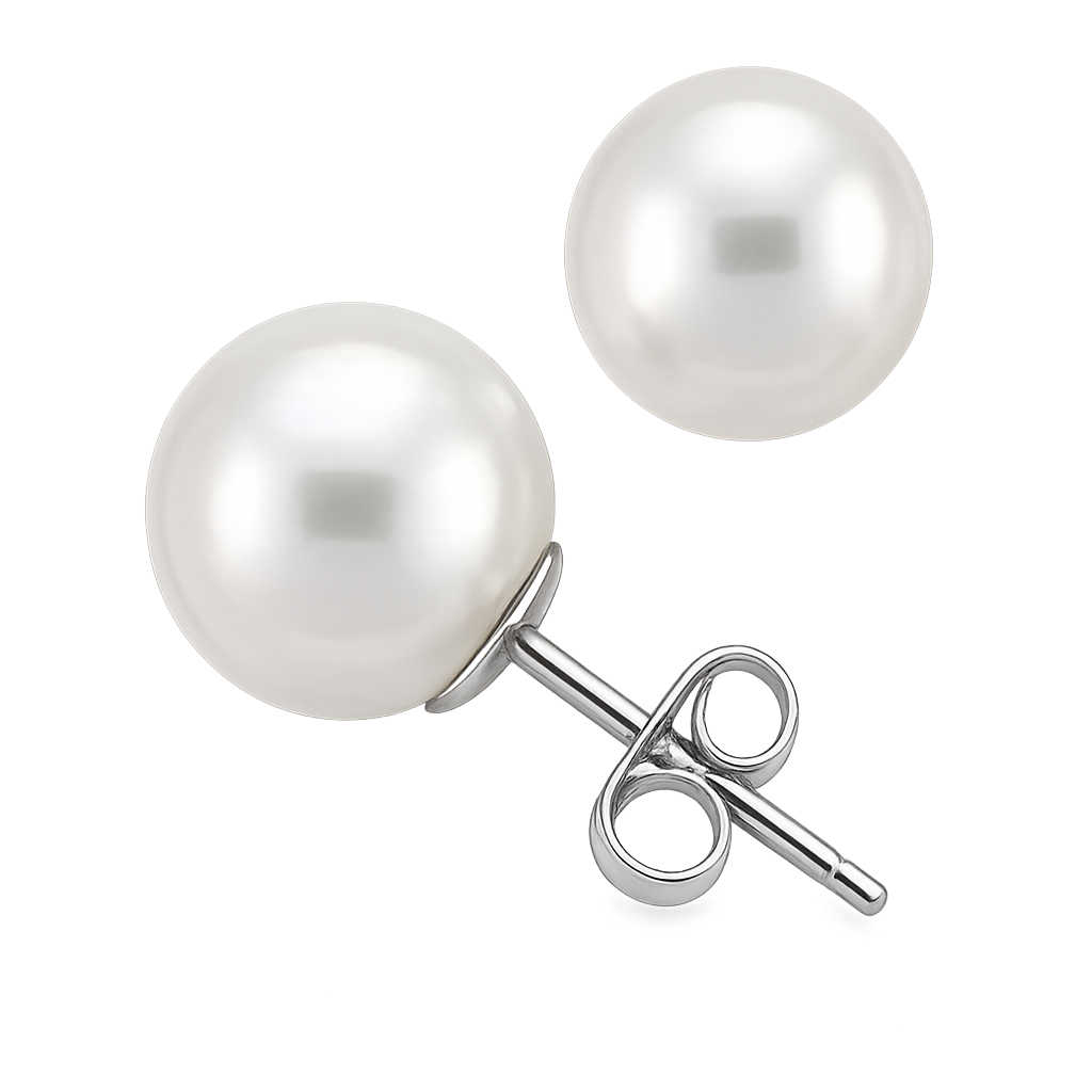 7.5-8.0mm Akoya Pearl Stud Earrings (SKU: 60514)
