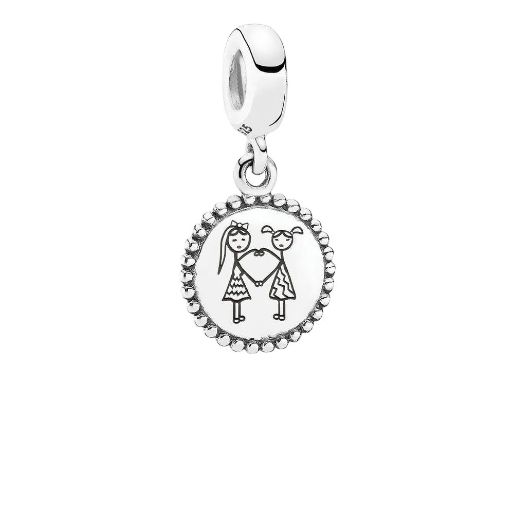 Pandora Besties Charm (SKU: ENG791169-35)