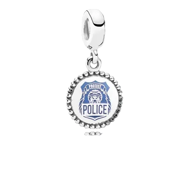 Pandora Police Badge Charm (SKU: ENG791169-54)