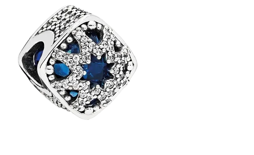 Pandora Glacial Beauty Blue Charm (SKU: 796360NSB)