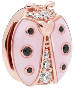 Pandora Reflexions Rose Pink Ladybug Charm (SKU: 787970EN160)