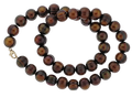 18" Chocolate Ring Pearl Necklace with Bracelet (SKU: 190810)