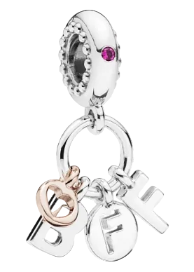 Pandora Best Friends Forever BFF Charm Sterling Silver (SKU: 788165NCC)