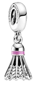 Pandora Badminton Birdie Dangle Charm Sterling Silver (SKU: 799025C01)