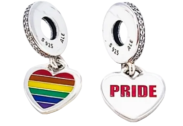 Pandora Pride Dangle Charm Sterling Silver (SKU: ENG792017CZ-17)