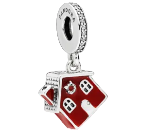 Pandora Cozy Christmas Cottage Charm Sterling Silver (SKU: 797517EN27)