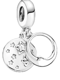 Pandora Sleeping Moon And Stars Dangle Charm Sterling Silver (SKU: 799242C01)