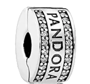 Pandora Logo Clip Sterling Silver (SKU: 792056CZ)