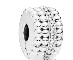 Pandora Beaded Brilliance Clip Sterling Silver (SKU: 797520CZ)