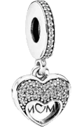 Pandora I Love My Mom Dangle Charm Sterling Silver (SKU: 792071CZ)