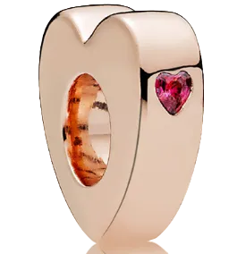 Pandora Rose Two Hearts Spacer (SKU: 786559CZR)