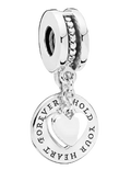 Pandora Hold Your Heart Dangle Charm Sterling Silver (SKU: 798115)