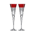 Waterford Times Square Colored Flute Love 2023S/2 Ruby (SKU: 1061951)