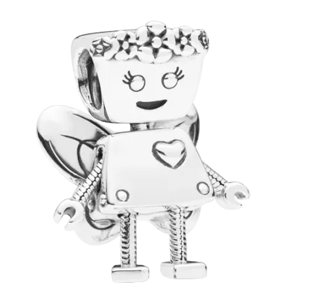 Pandora Sterling Silver Floral Bella Charm (SKU:797856)