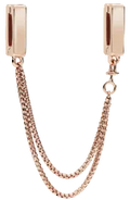 Pandora Reflexions Rose Floating Chains Safety Chain (SKU: 787601-05)