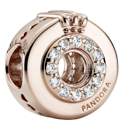 Pandora Rose Center Pave Crown Charm W/CZ'S (SKU: 789059C01)