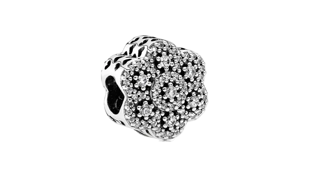 Pandora Crystallized Floral Charm (SKU: 791998CZ)