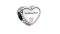 Pandora Sterling Silver Goddaughter Heart Charm (SKU:799147C01)