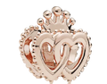 Pandora Rose Gold Plated United Regal Hearts Charm (SKU: 787670)