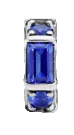 Pandora Ice Sculpture Blue Spacer Sterling Silver (SKU: 797529NSBL)