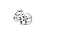 Pandora Koala Sterling Silver Charm (SKU:798431C01)