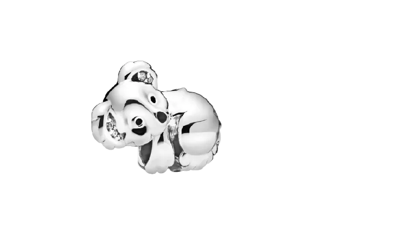 Pandora Koala Sterling Silver Charm (SKU:798431C01)