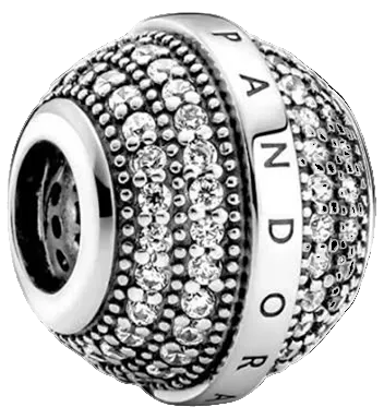 Pandora Pave & Logo Charm (SKU: 799489C01)