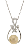 Tear Drop South Seas Pearl Necklace (SKU: 192637)